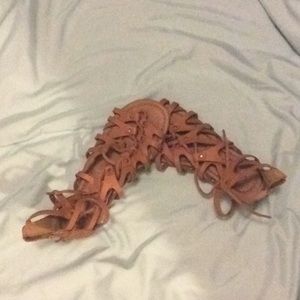 Short gladiator sandals